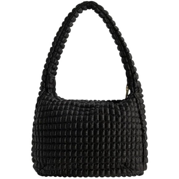 Jason Wu Handbags - Jason Wu Fay Black Vegan Leather Large Bubble Hobo Shoulder Bag